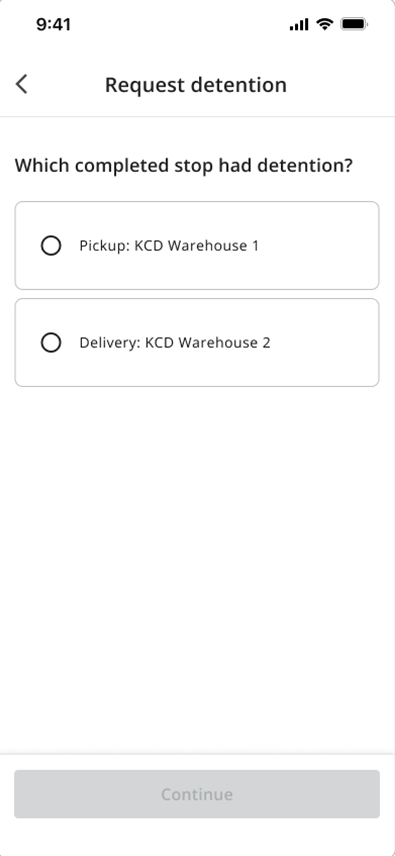 carrier detention request screenshot1