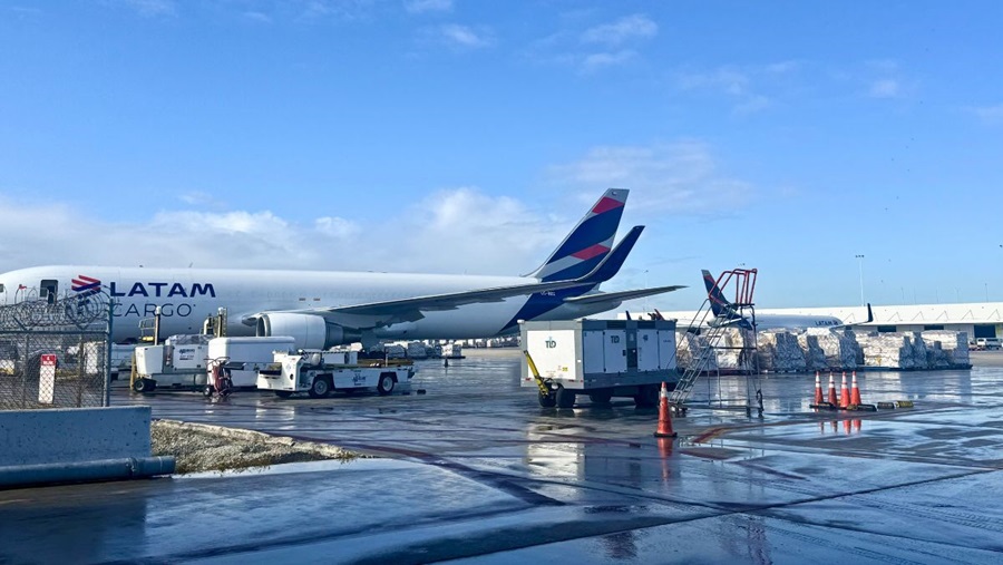 Airplane on a runway