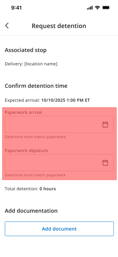 carrier detention request screenshot1