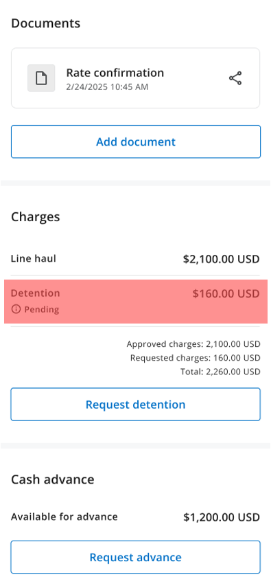 carrier detention request screenshot1